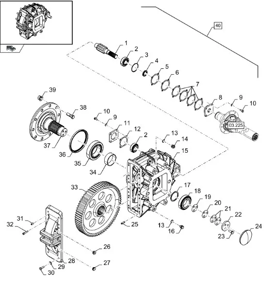 87393056 - фланец в сб
