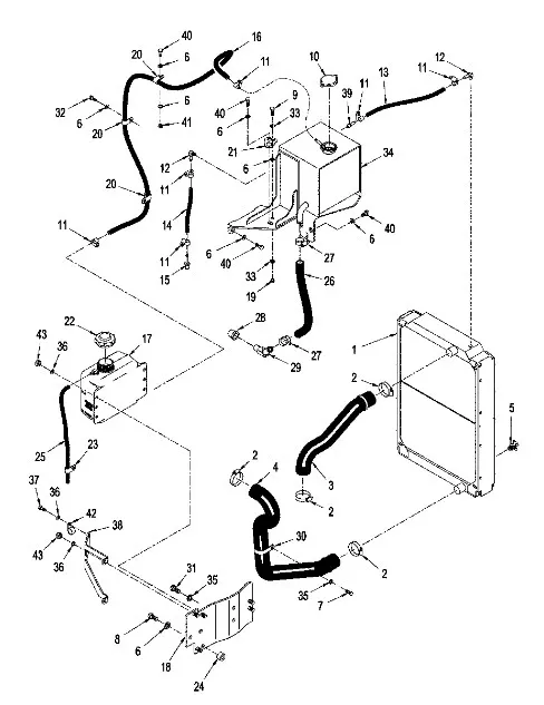 238903A1 - Крышка бачка расшир. охл. ДВС TGT8./Mg., TJT9./St.